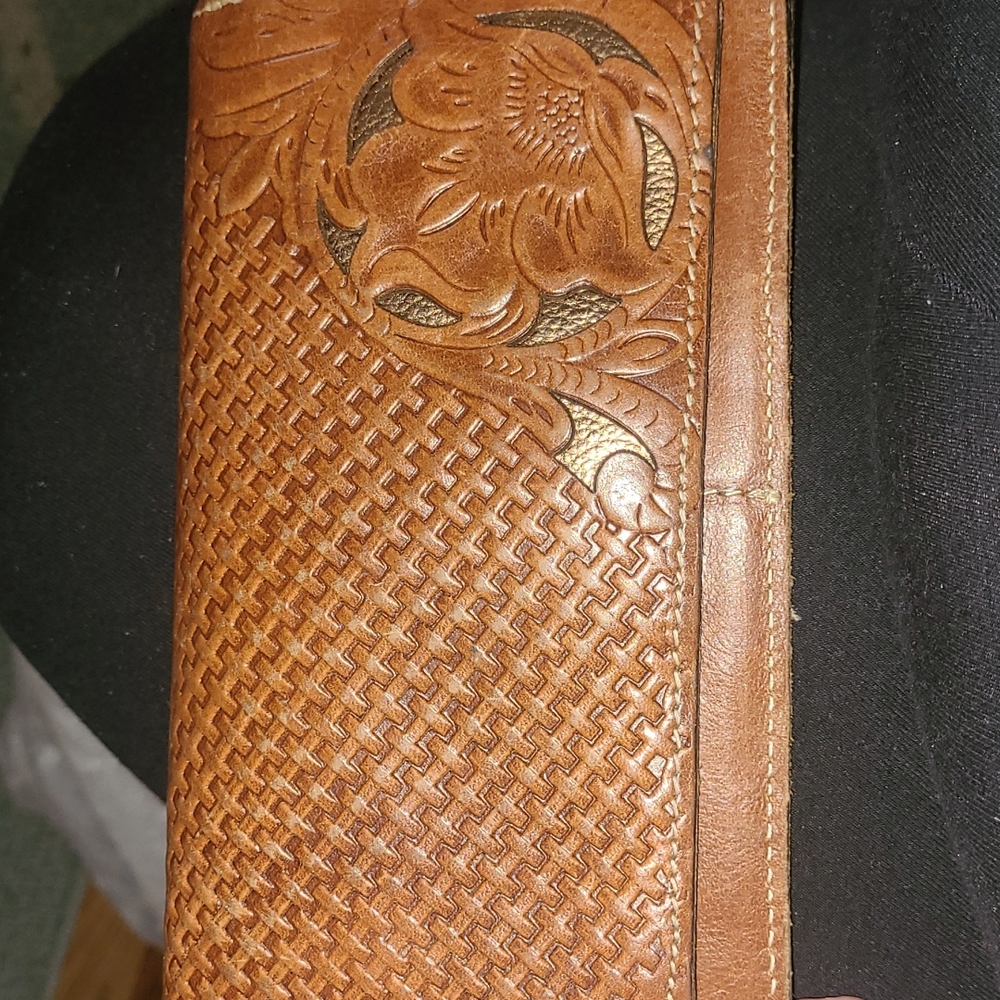 Patricia Nash Italian leather wallet.